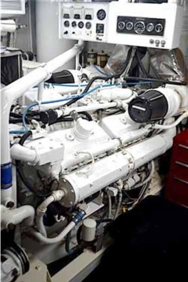 a machine with wires aboard MON SHERI Yacht for Sale