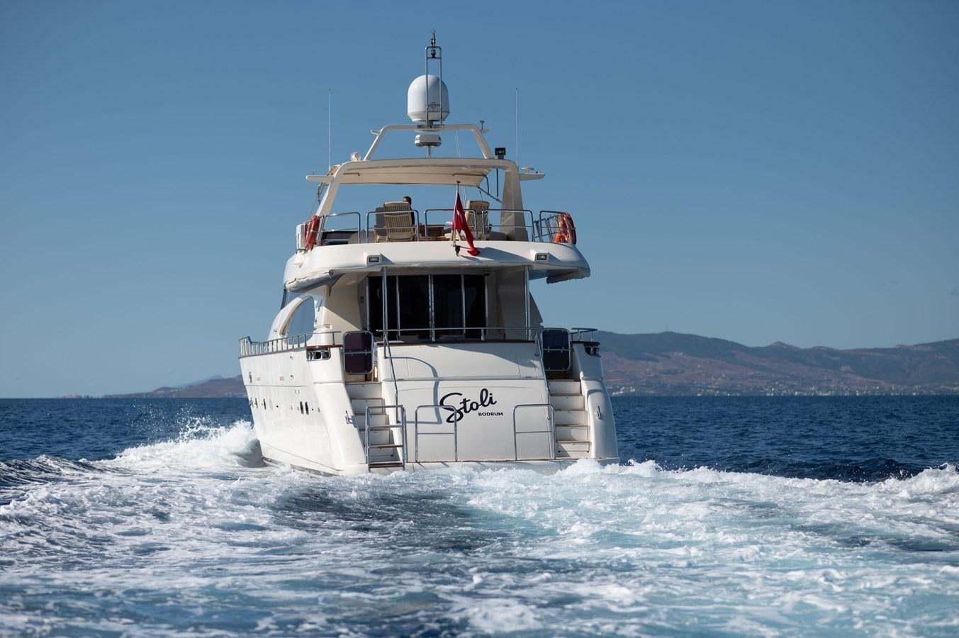 a boat in the water aboard STOLI Yacht for Sale