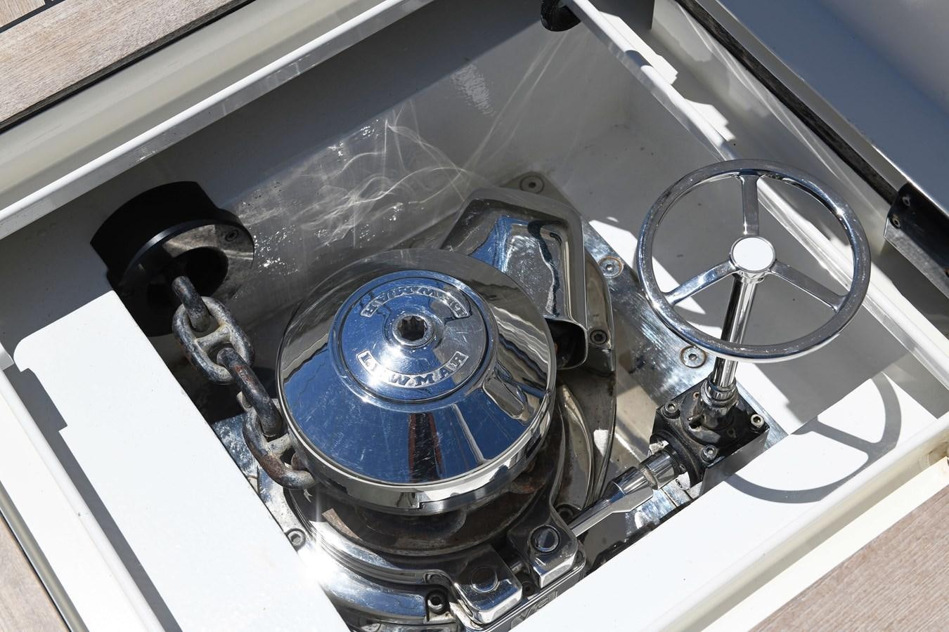 a close-up of a car's wheel aboard ATALANTE Yacht for Sale