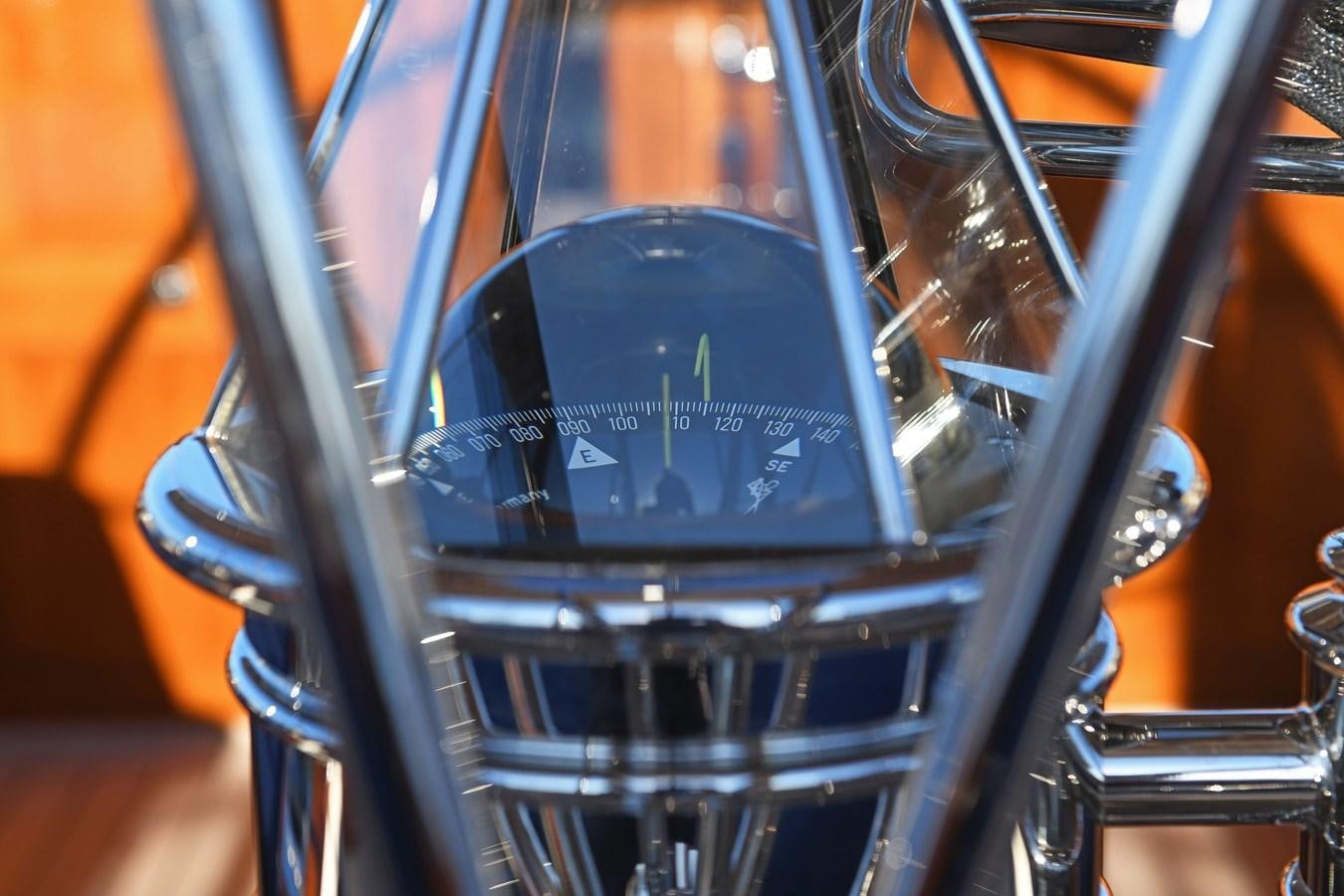 close-up of a car's dashboard aboard ATALANTE Yacht for Sale