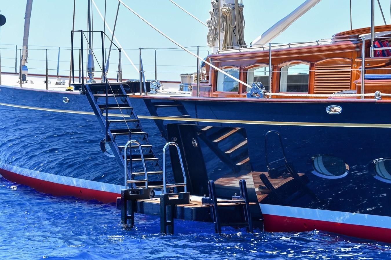 a boat on the water aboard ATALANTE Yacht for Sale