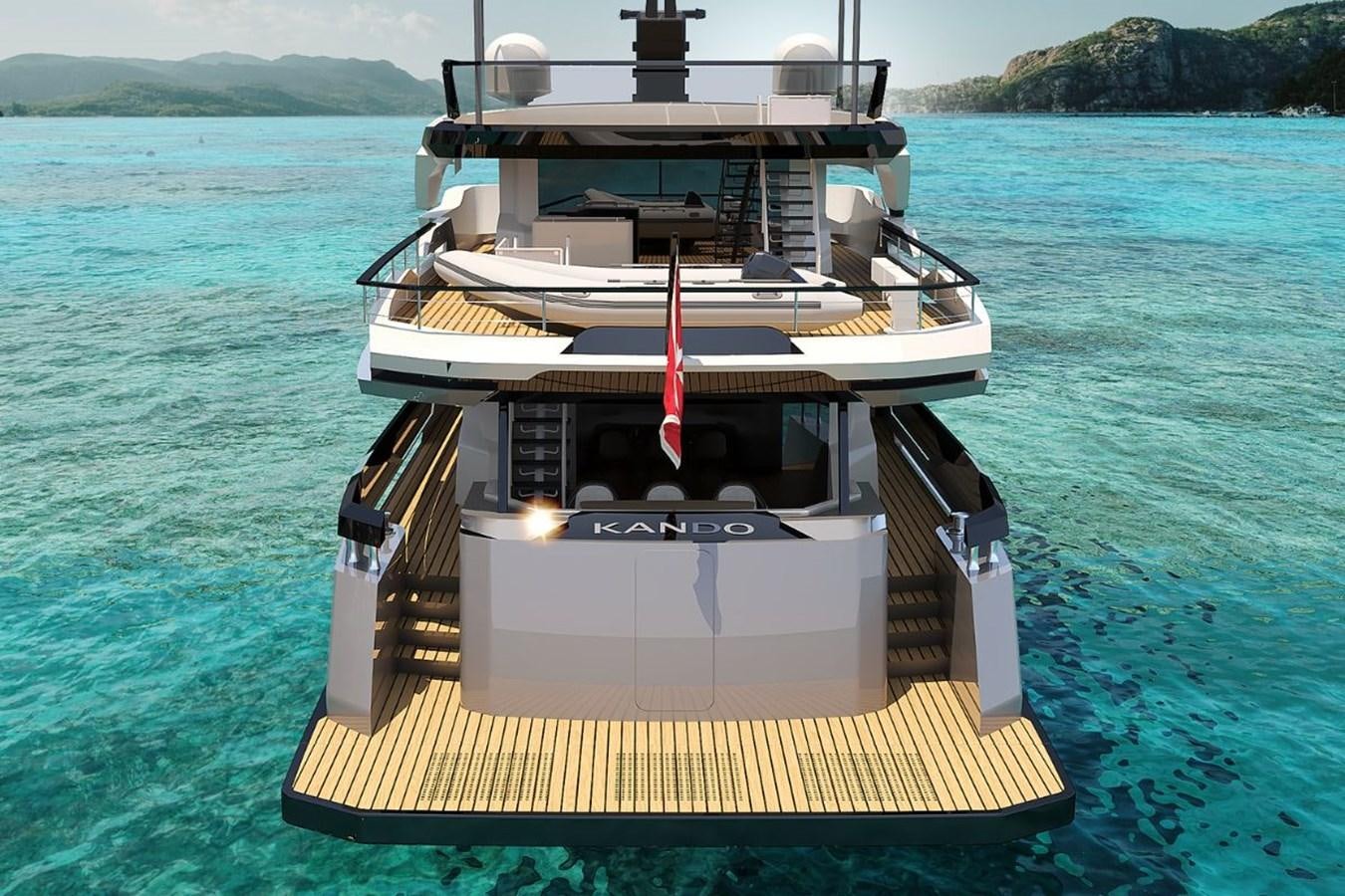 a boat on the water aboard KANDO 85 Yacht for Sale