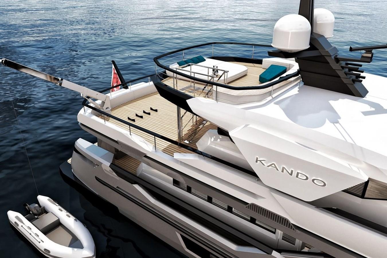 a boat on the water aboard KANDO 85 Yacht for Sale