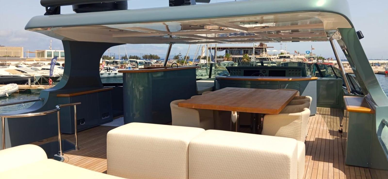 a boat on the water aboard UNICA Yacht for Sale