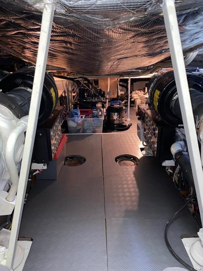 a large room with many machines aboard PATHOS Yacht for Sale