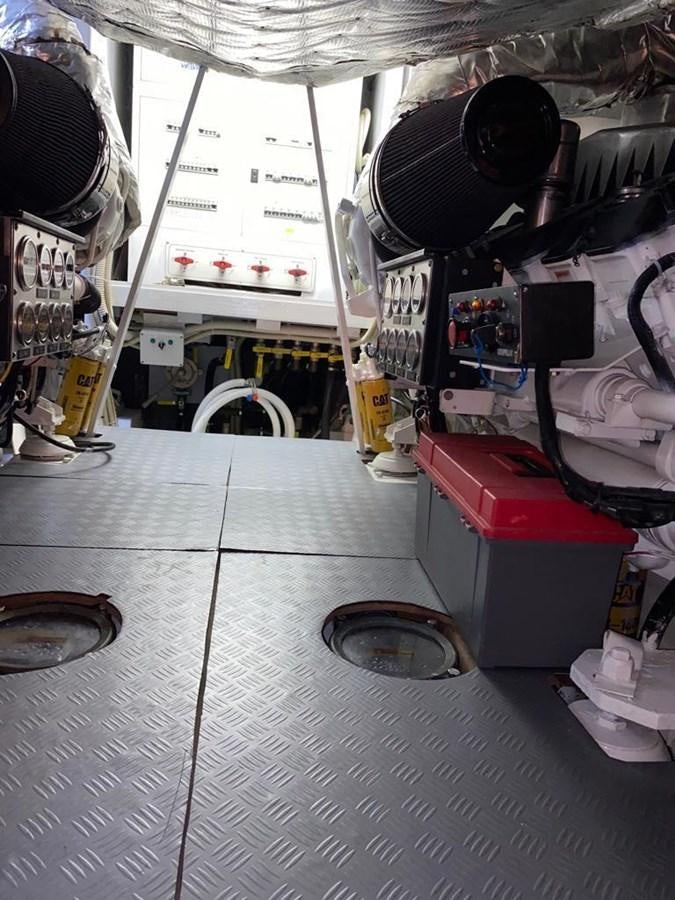 a large white machine aboard PATHOS Yacht for Sale