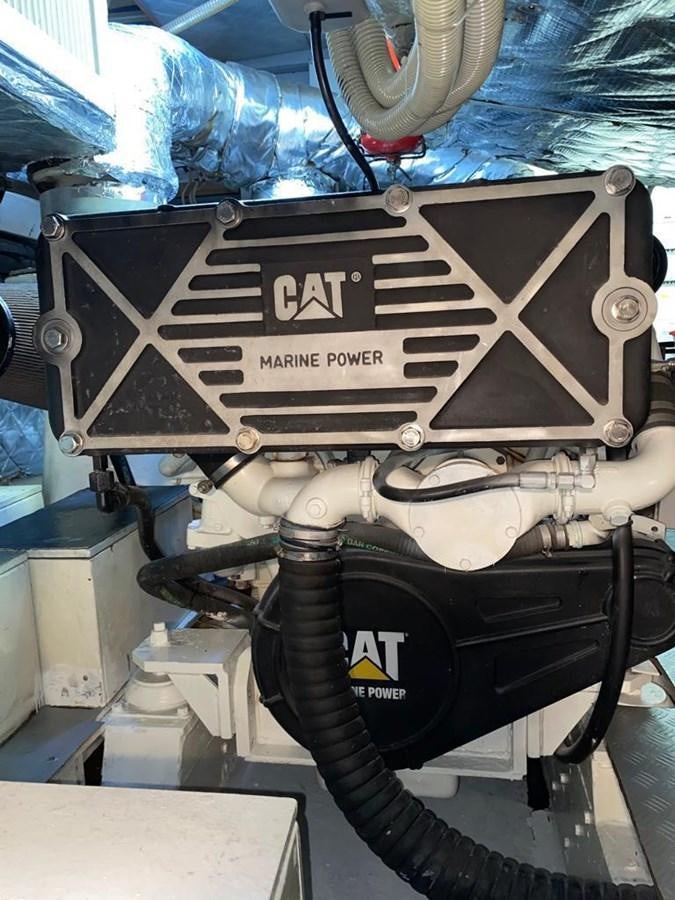 a black and silver machine aboard PATHOS Yacht for Sale