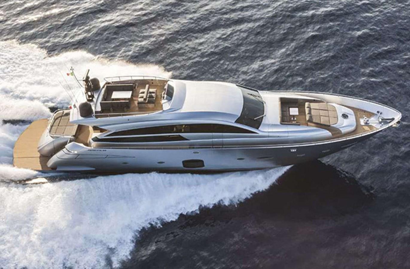 a space ship in the water aboard HB Yacht for Sale