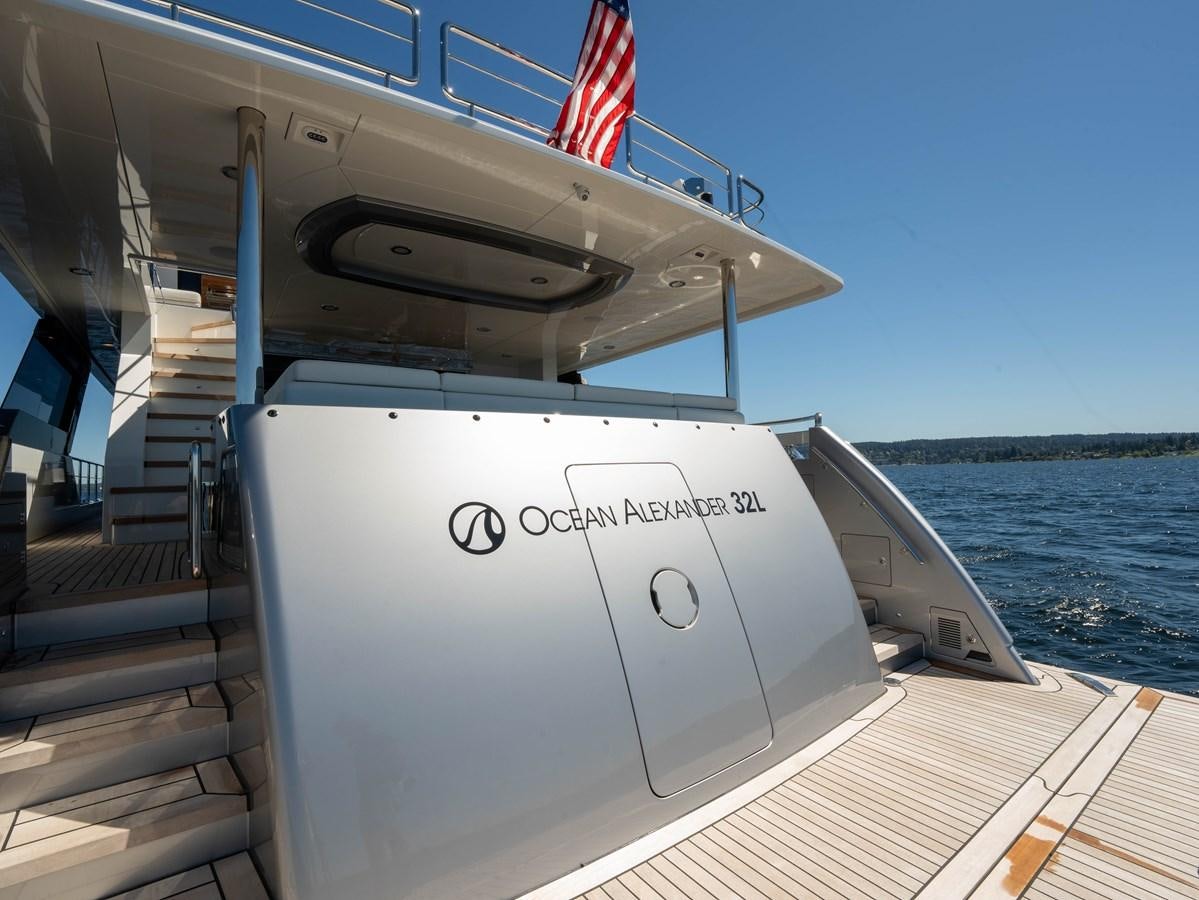 a boat on the water aboard OCEAN ALEXANDER 32L11 Yacht for Sale