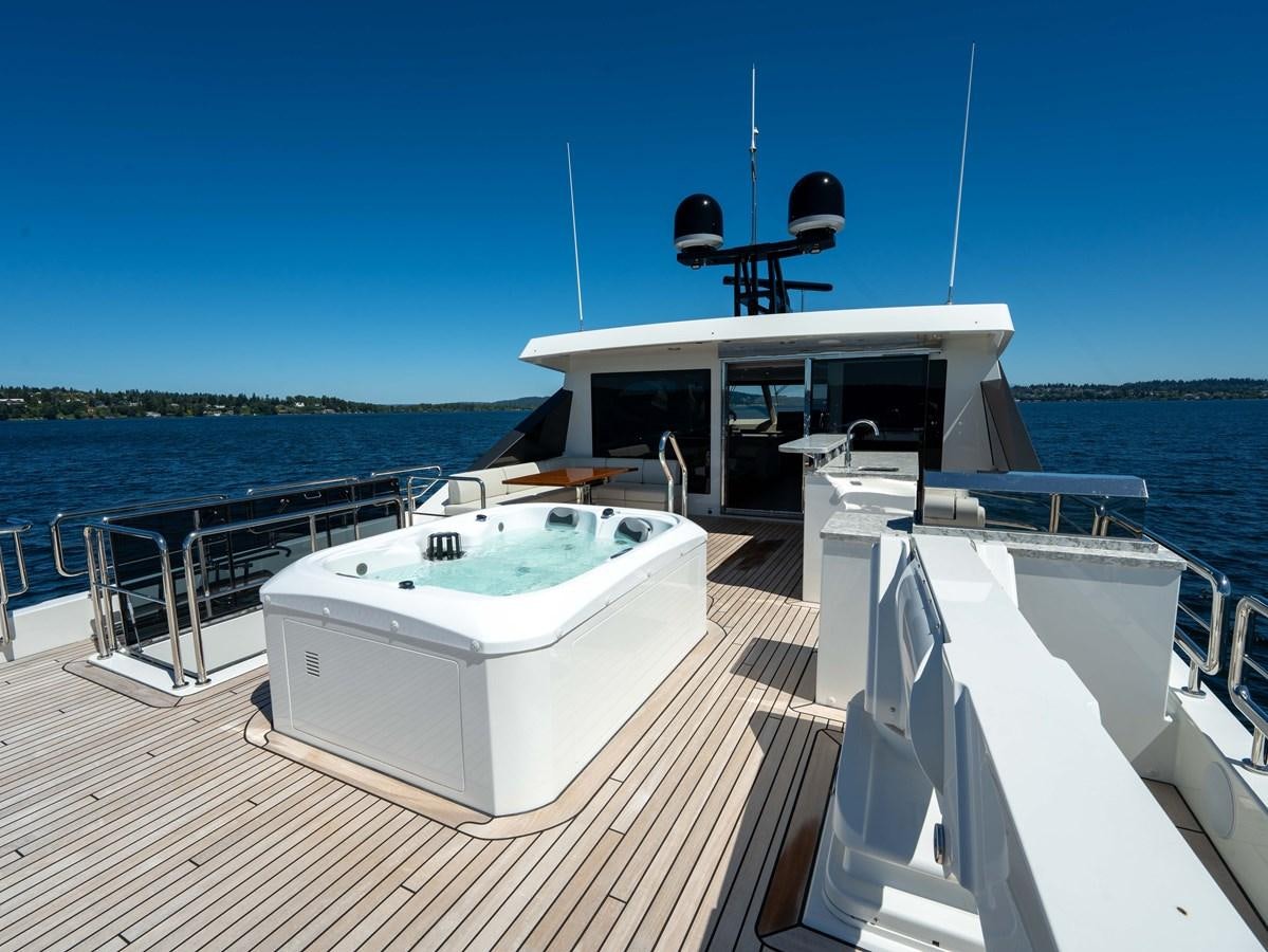 a boat on the water aboard OCEAN ALEXANDER 32L11 Yacht for Sale
