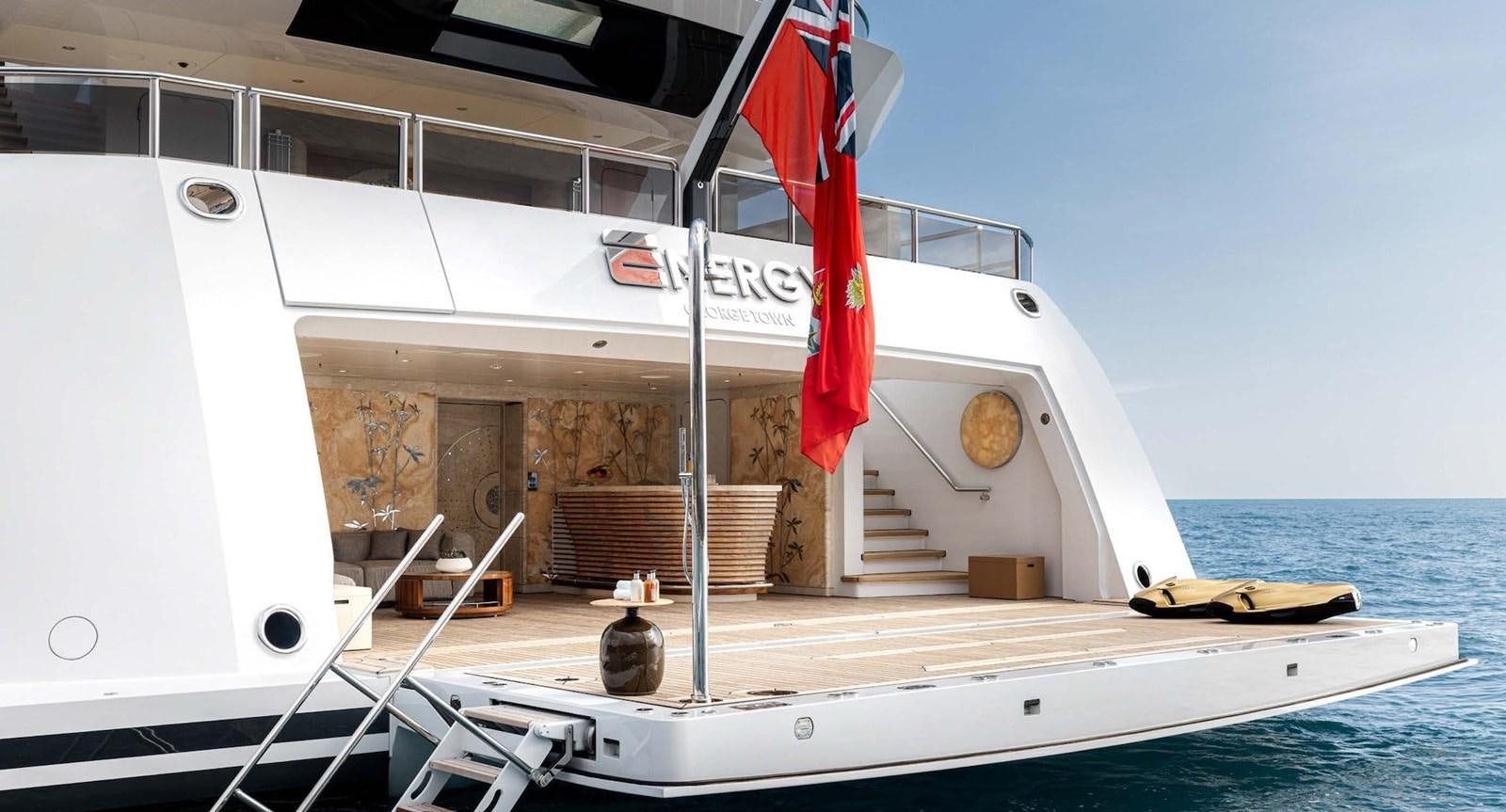 a boat on the water aboard ENERGY Yacht for Sale