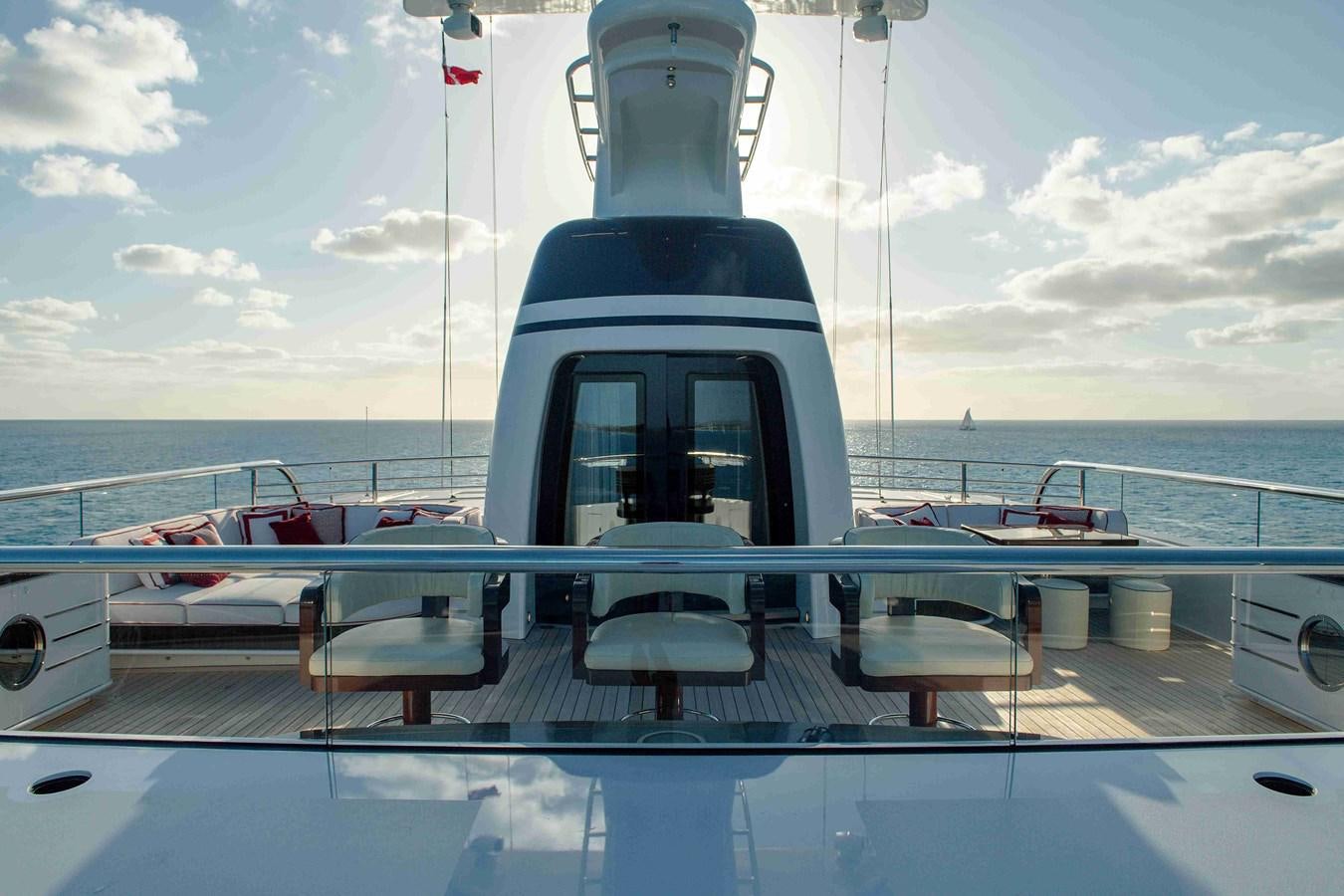 a boat on the water aboard AURORA Yacht for Sale