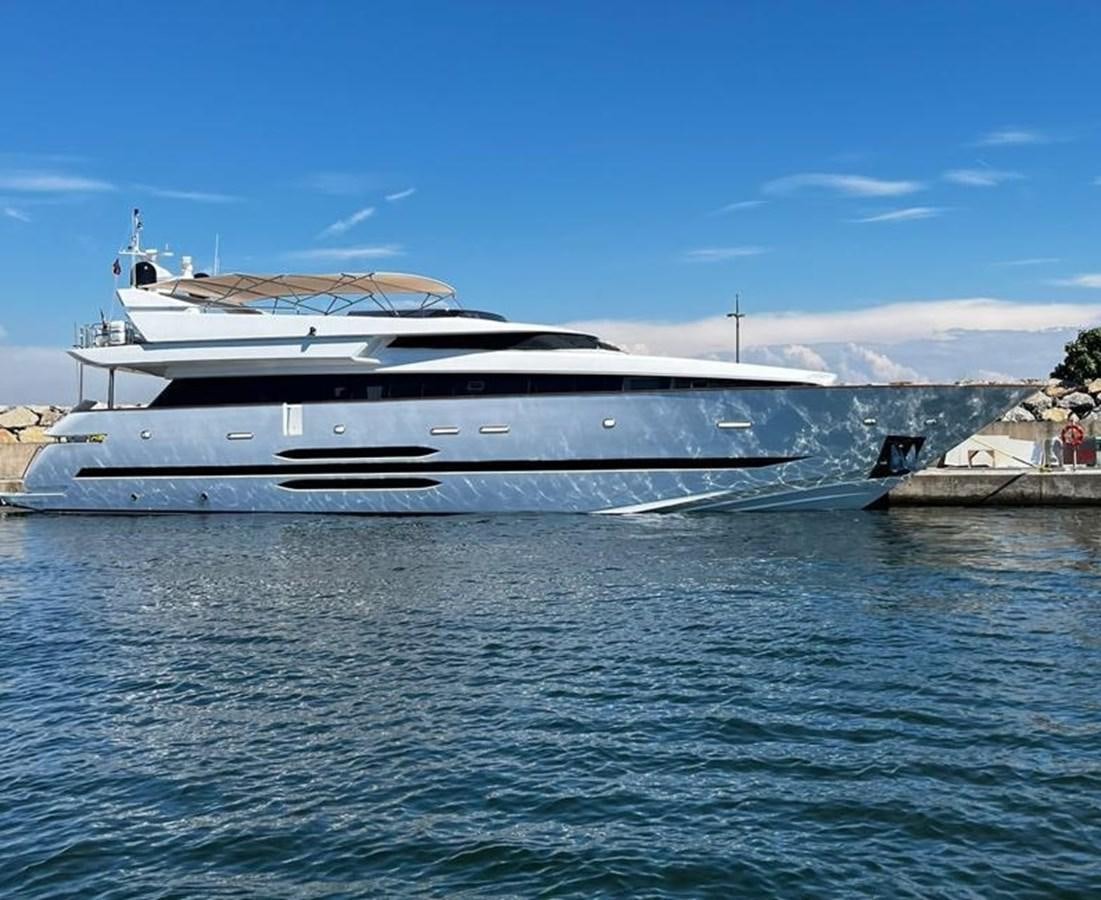 a yacht on the water aboard BLUEY Yacht for Sale