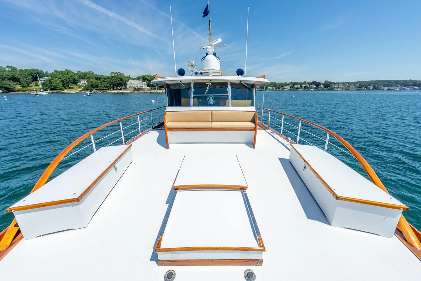 a boat on the water aboard BERNADETTE Yacht for Sale