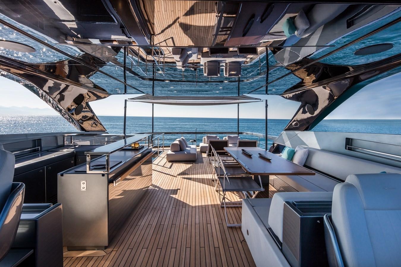 a deck of a boat aboard IRON GRYPHON Yacht for Sale