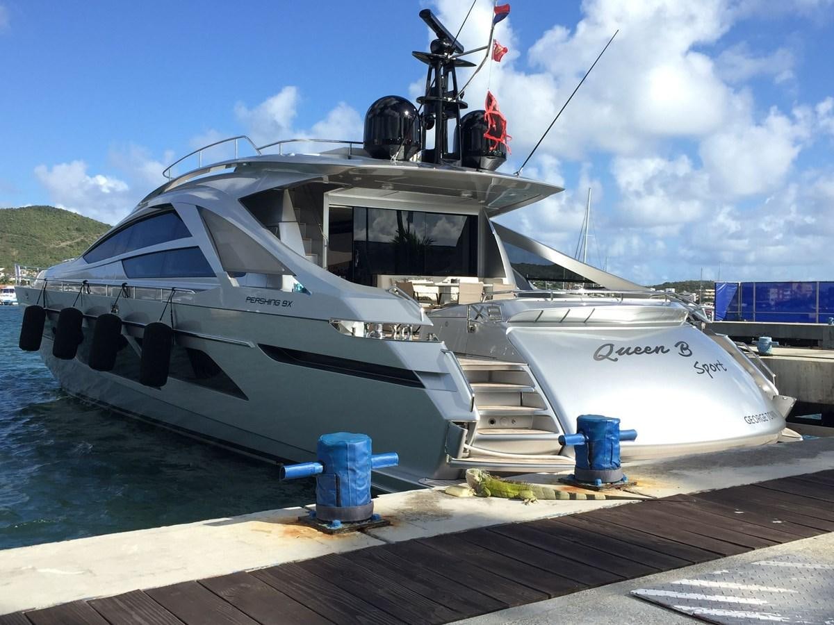 a boat on a trailer aboard QUEEN B SPORT Yacht for Sale