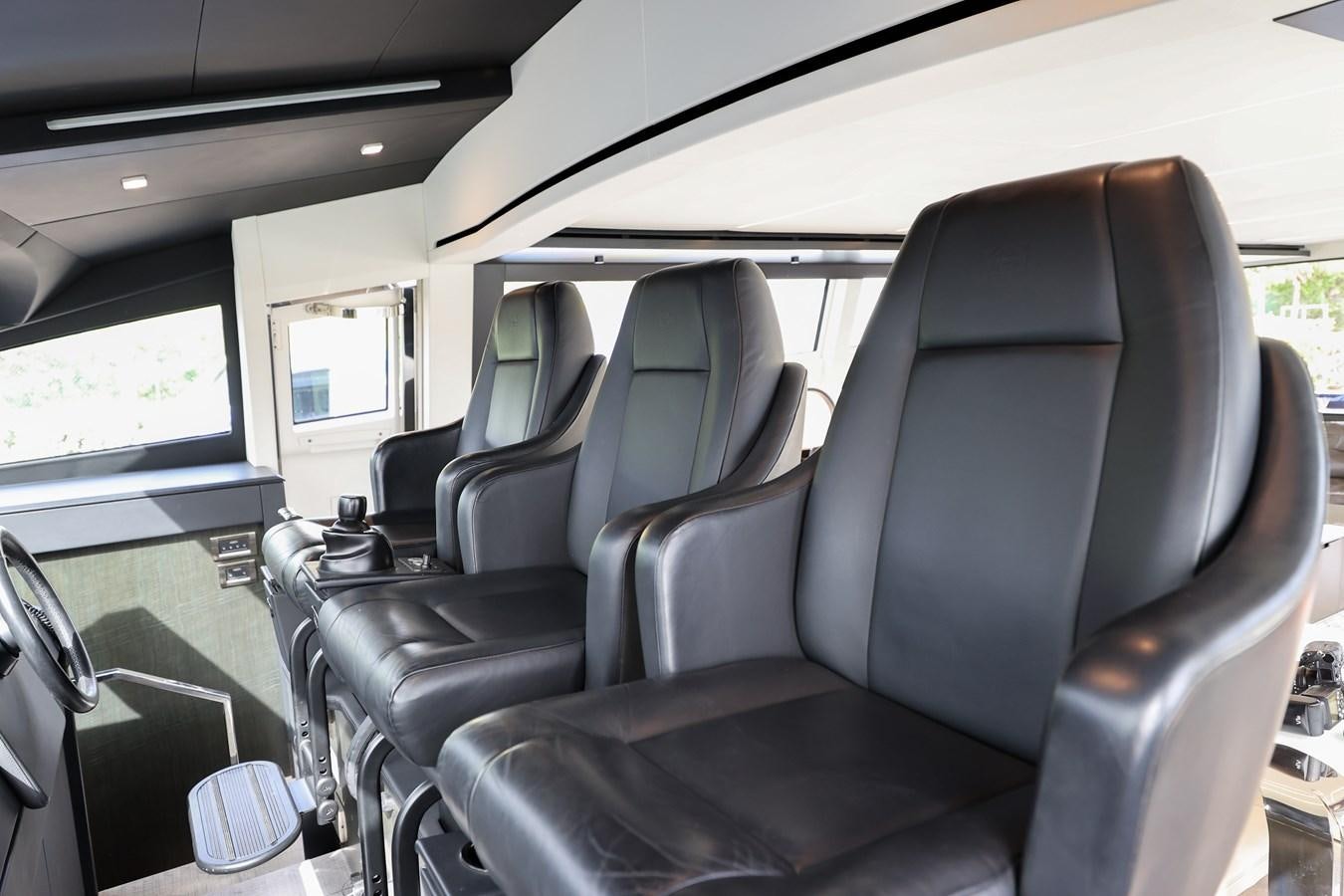 the inside of a car aboard QUEEN B SPORT Yacht for Sale