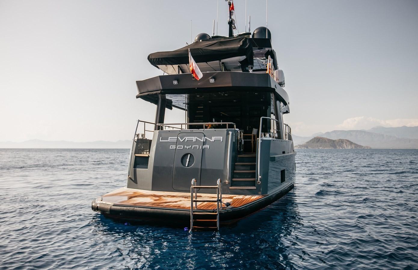 a boat in the water aboard BERING 70 LEVANNA Yacht for Sale