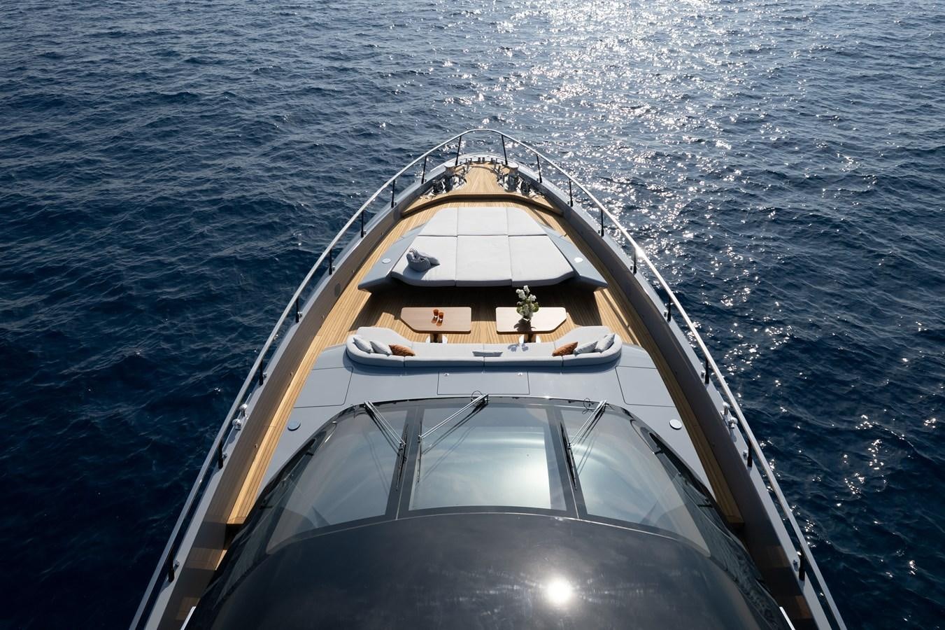 a boat on the water aboard MANGUSTA MAXIOPEN 104 REV #04 - EREIVA - CAREFULLY USED Yacht for Sale