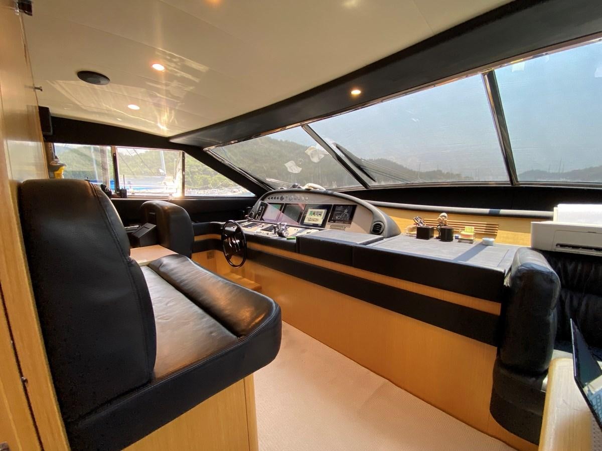 inside of a car aboard BMO Yacht for Sale