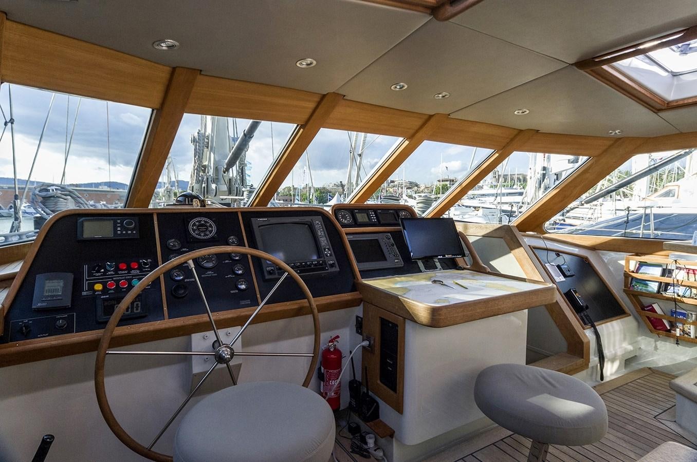 inside of a boat aboard IEMANJA Yacht for Sale