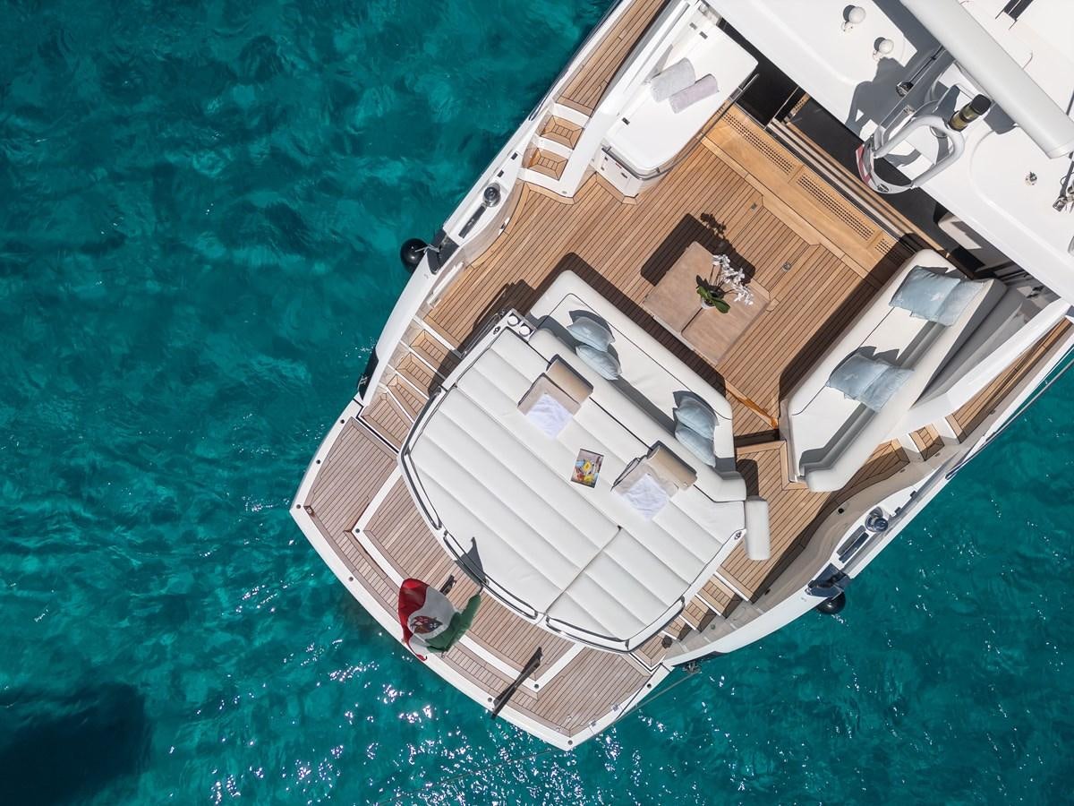 a high angle view of a house aboard SARAH Yacht for Sale
