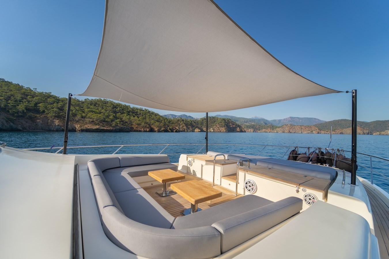a boat on the water aboard LEONARDO Yacht for Sale