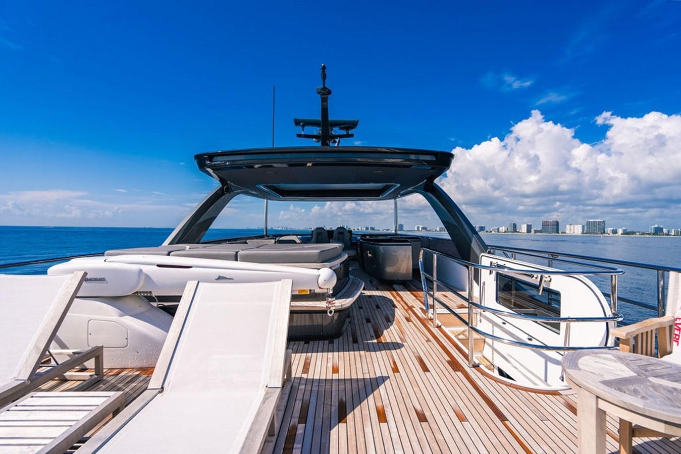 a boat on a deck aboard TBANK Yacht for Sale