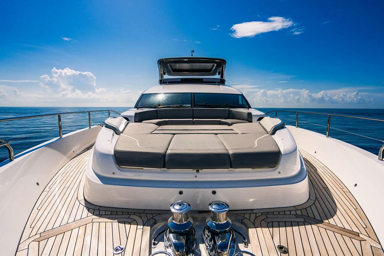 a boat on a deck aboard TBANK Yacht for Sale