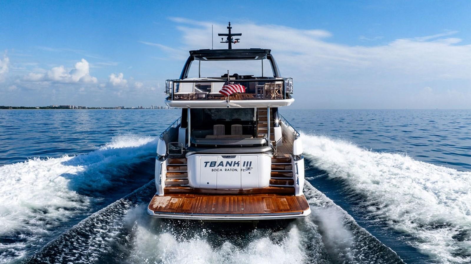 a boat on the water aboard TBANK Yacht for Sale