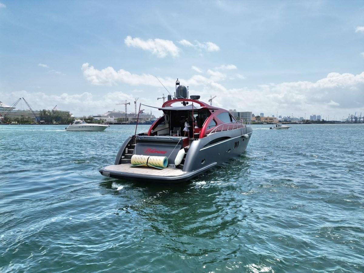 a boat in the water aboard NOTORIUS Yacht for Sale