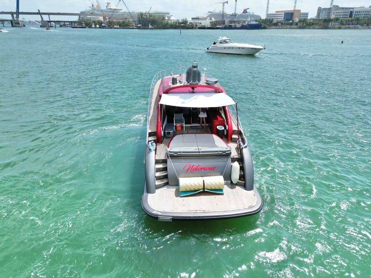 a boat on the water aboard NOTORIUS Yacht for Sale