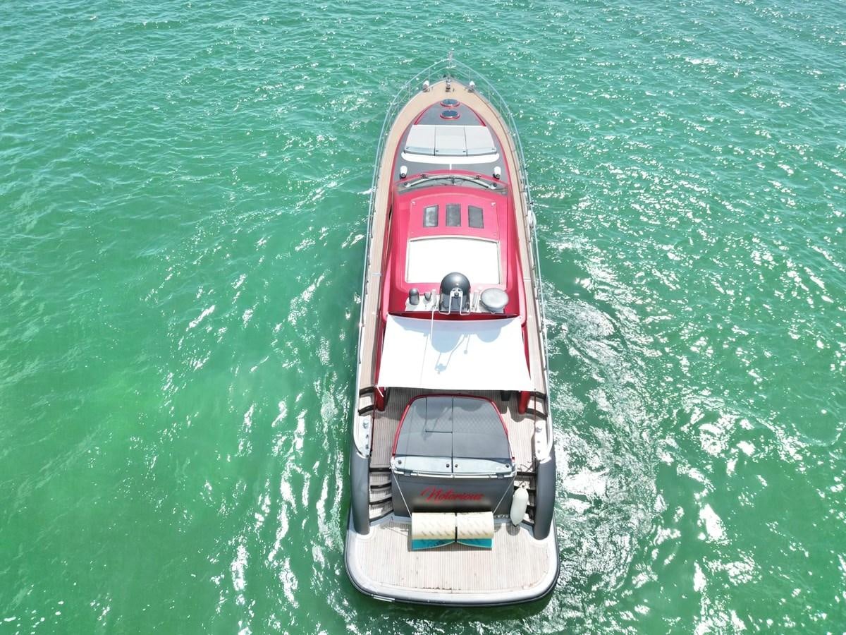 a boat in the water aboard NOTORIUS Yacht for Sale