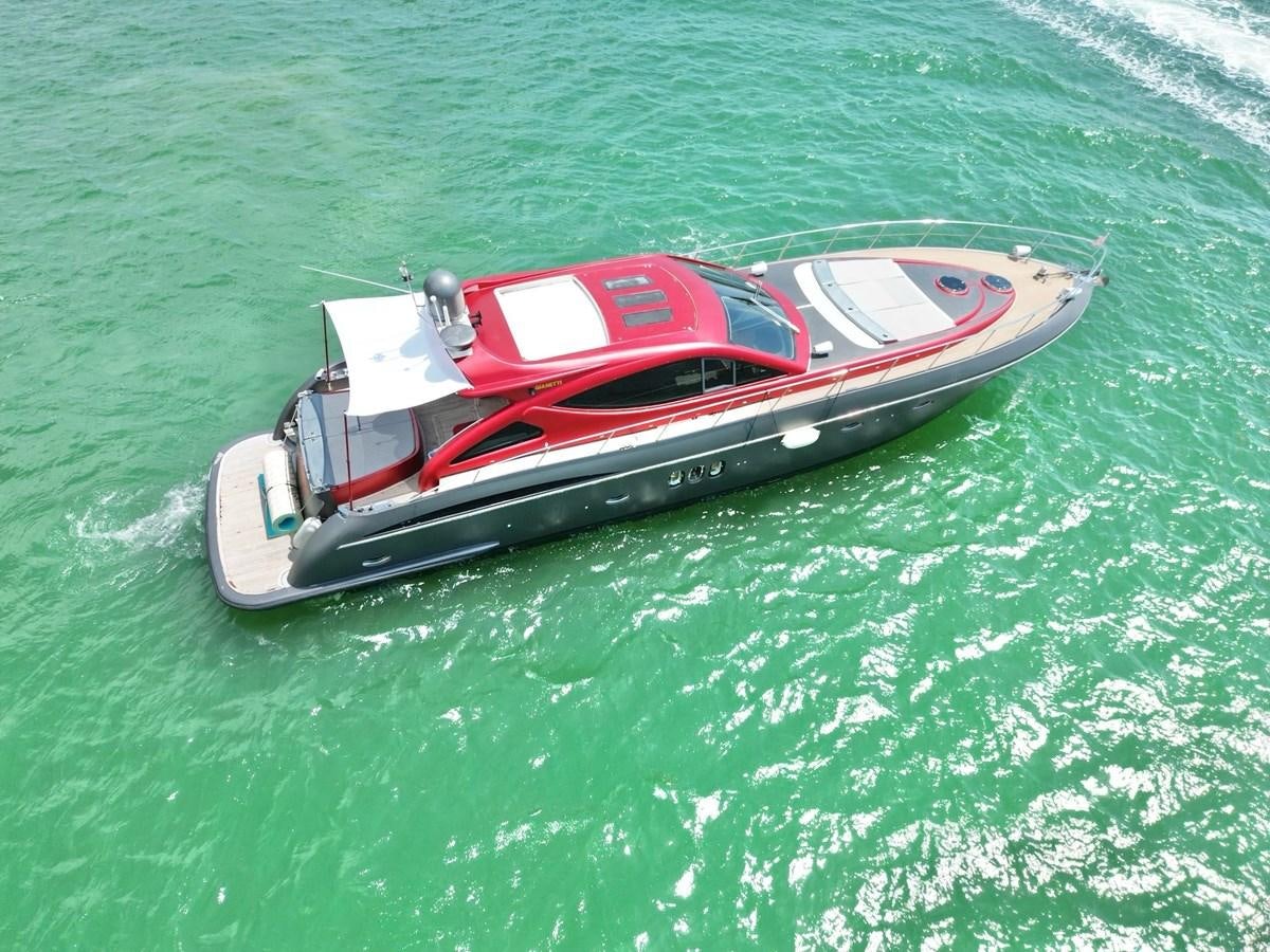 a boat in the water aboard NOTORIUS Yacht for Sale