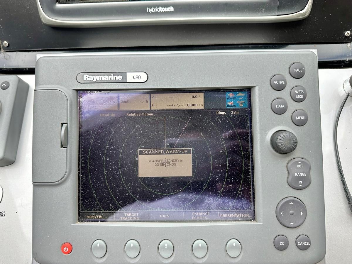 a close up of a device aboard NOTORIUS Yacht for Sale