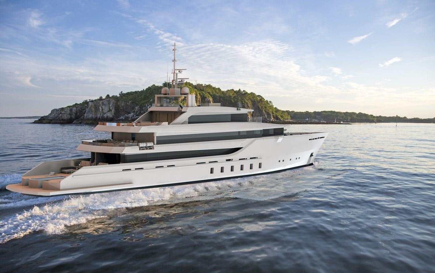 a boat on the water aboard SOLSTICE Yacht for Sale