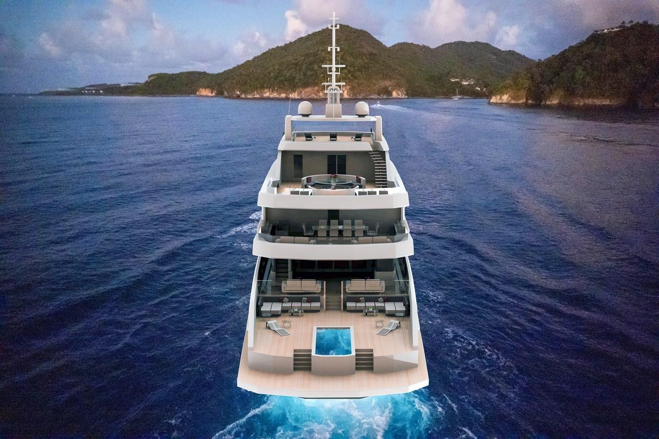 a boat on the water aboard SOLSTICE Yacht for Sale