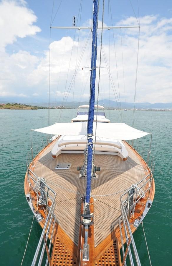 a boat on the water aboard EUPH Yacht for Sale