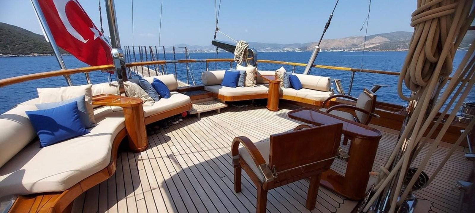 a boat on the water aboard SYY Yacht for Sale