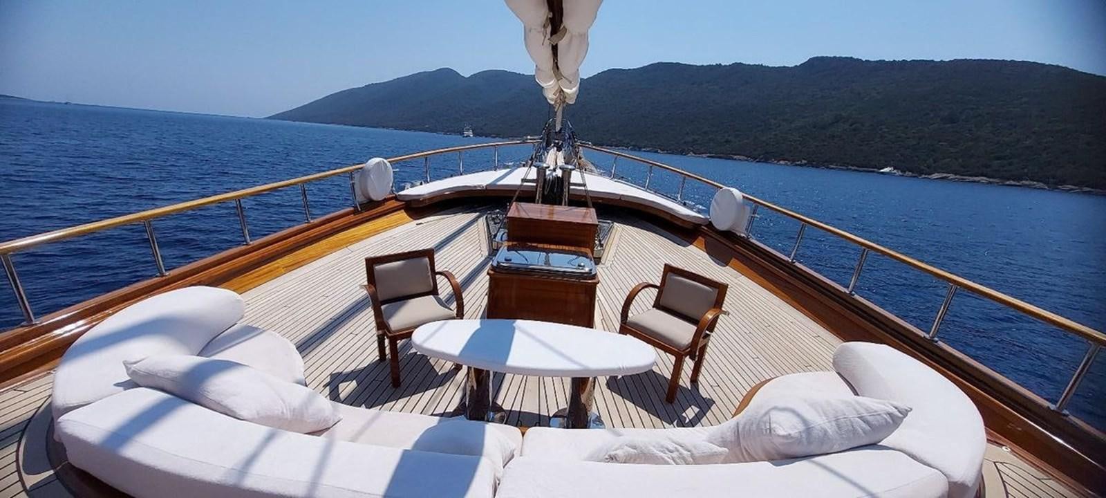 a boat on the water aboard SYY Yacht for Sale