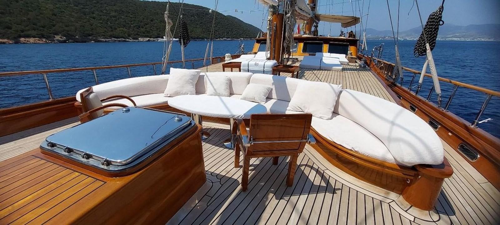 a boat on the water aboard SYY Yacht for Sale