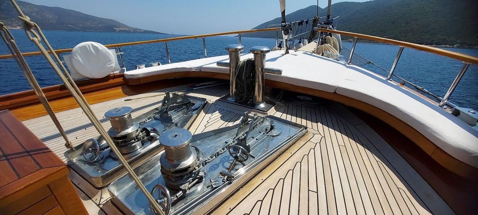 a boat on the water aboard SYY Yacht for Sale