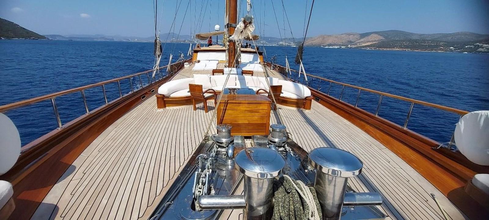 a boat on the water aboard SYY Yacht for Sale