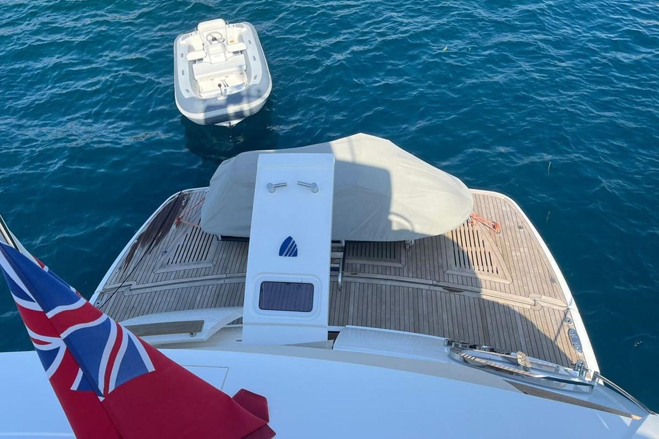 a boat in the water aboard FAIRLINE SQUADRON 78 2015 Yacht for Sale