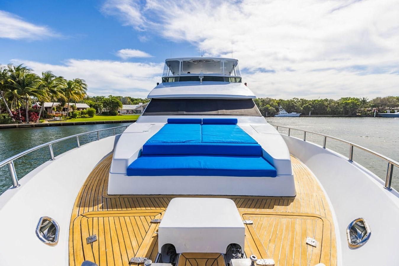 a boat on a water body aboard NO REGRETS Yacht for Sale