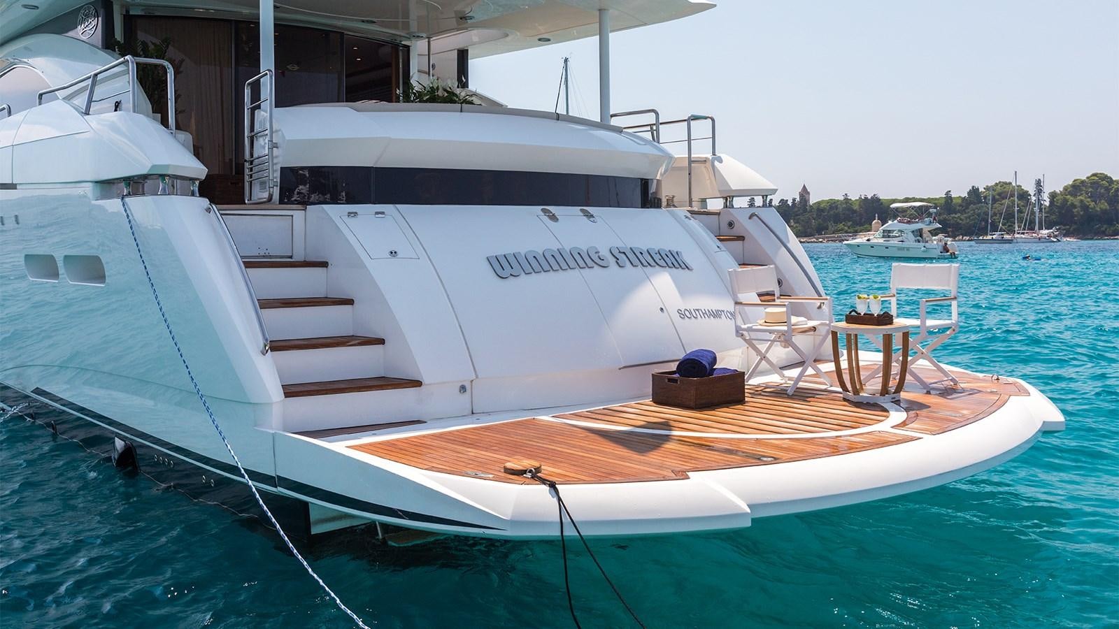 a boat on the water aboard WINNING STREAK 2 Yacht for Sale