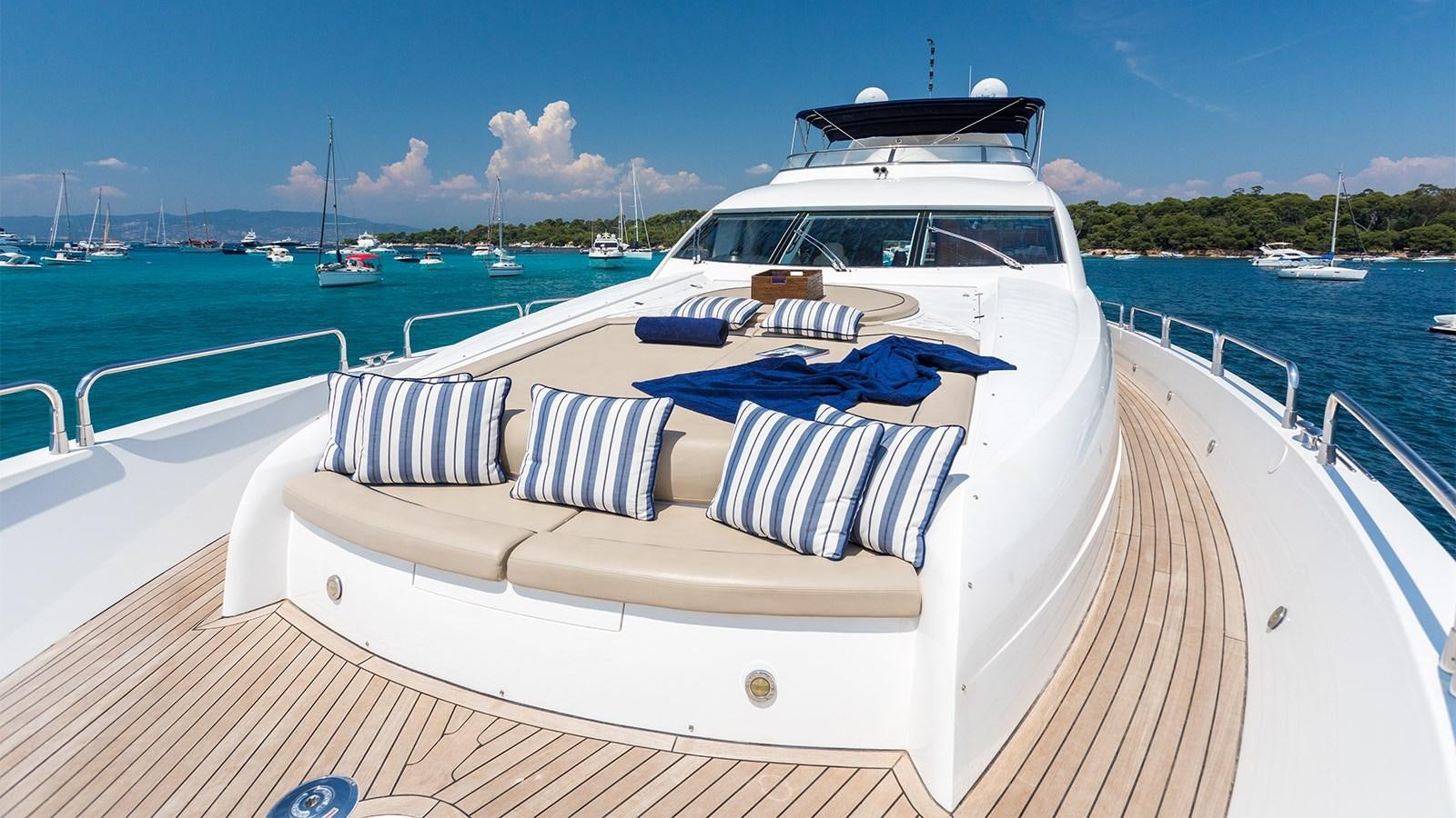 a boat on a dock aboard WINNING STREAK 2 Yacht for Sale