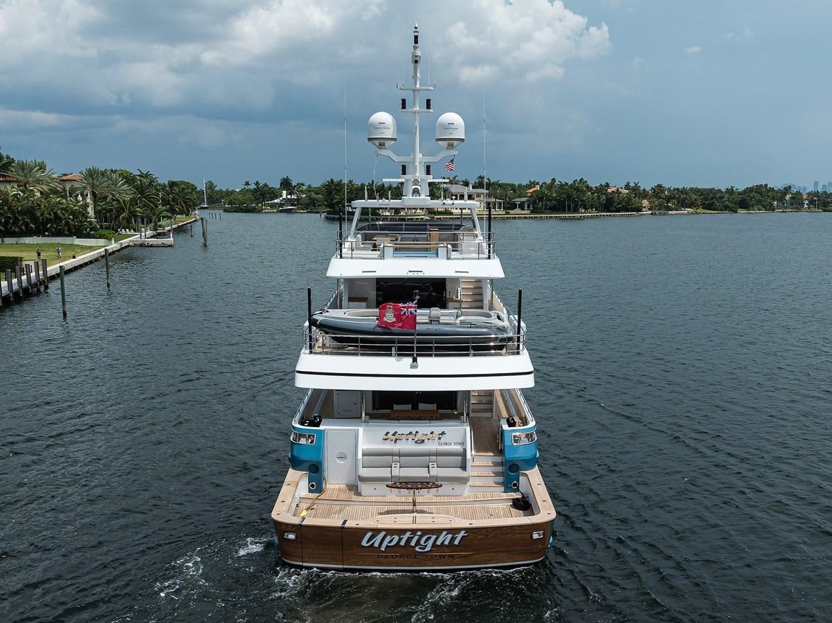 a boat on the water aboard UPTIGHT Yacht for Sale