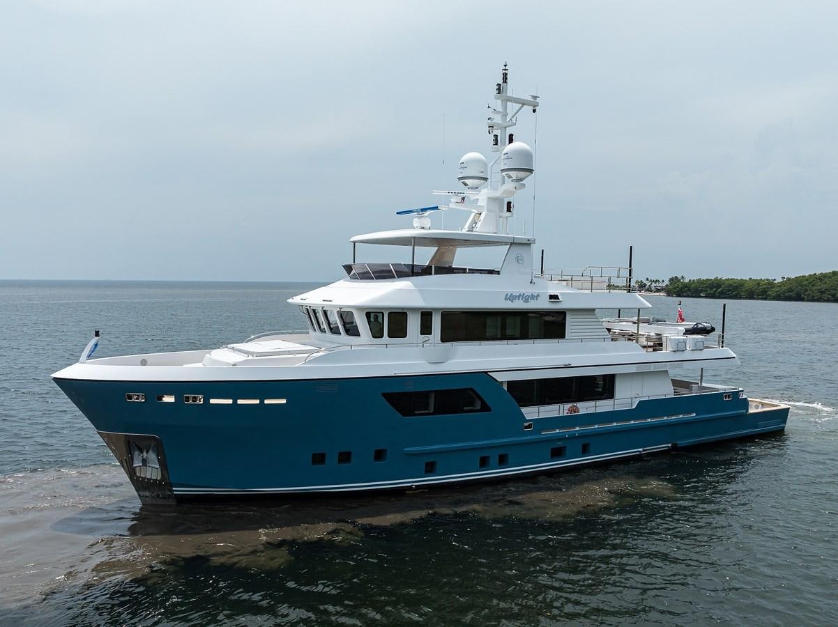 a boat on the water aboard UPTIGHT Yacht for Sale