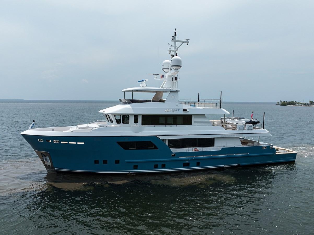 a boat in the water aboard UPTIGHT Yacht for Sale